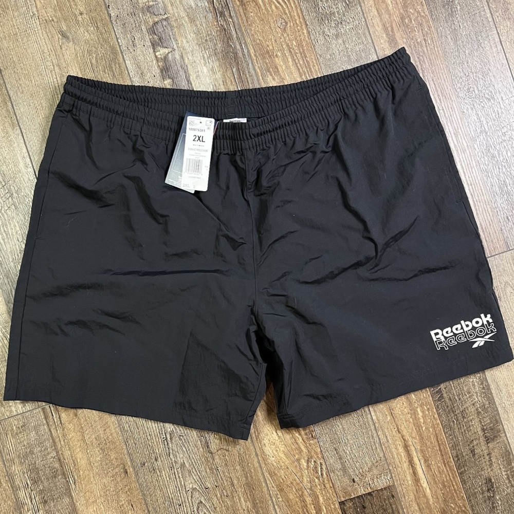 Reebok Men’s Identity Brand Proud Training Shorts, Black, Size 2XL, NWT XXL